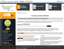 Tablet Screenshot of infodoc.agroparistech.fr
